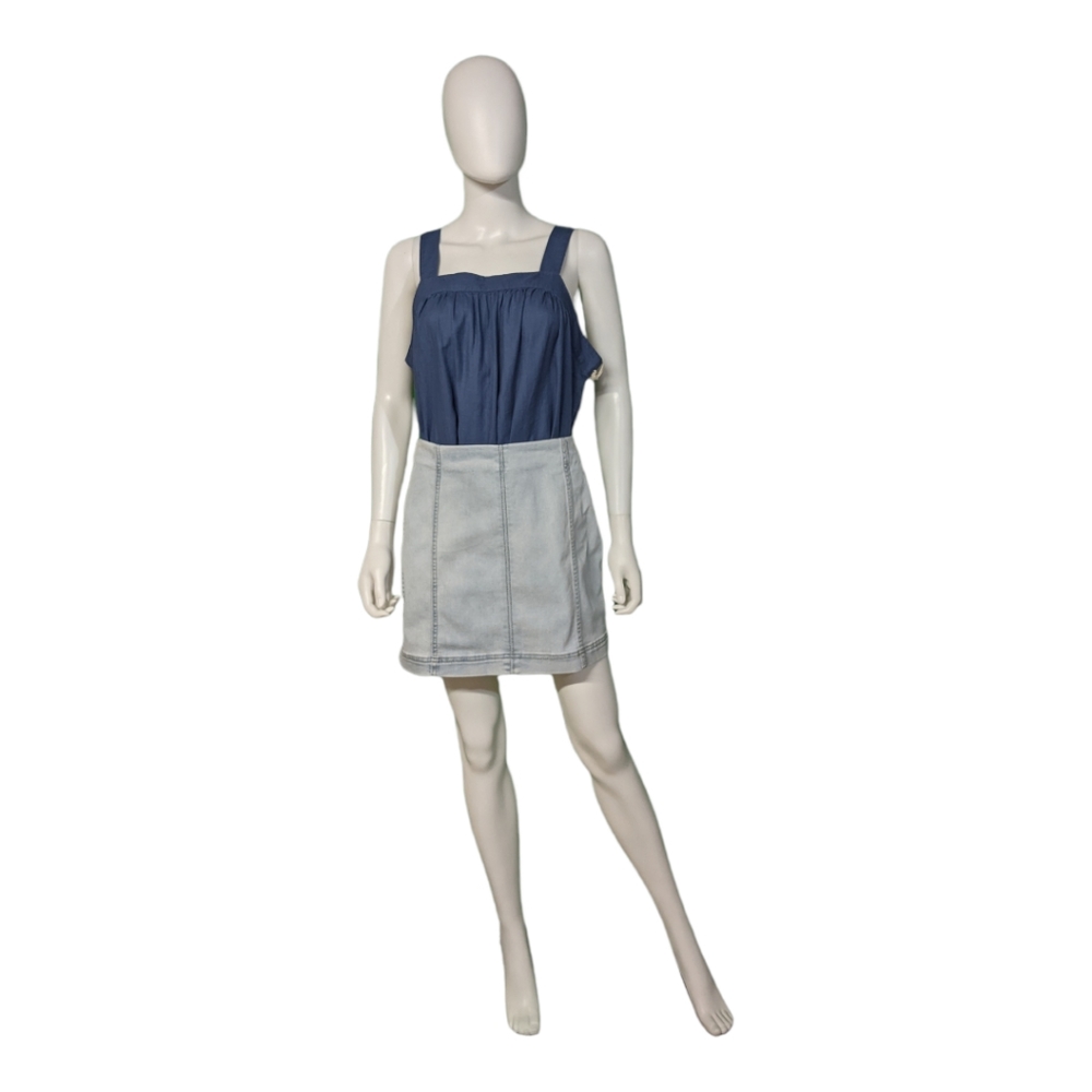 Wild Fable Denim Skirt Light Blue 10